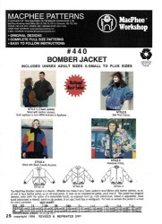 440 MACPHEE CONTRAST BOMBER JACKET,DETACH HOOD XS-XL
